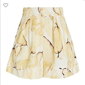 NEW WITH TAGS- Aje Unlace Pear Linen Shorts
